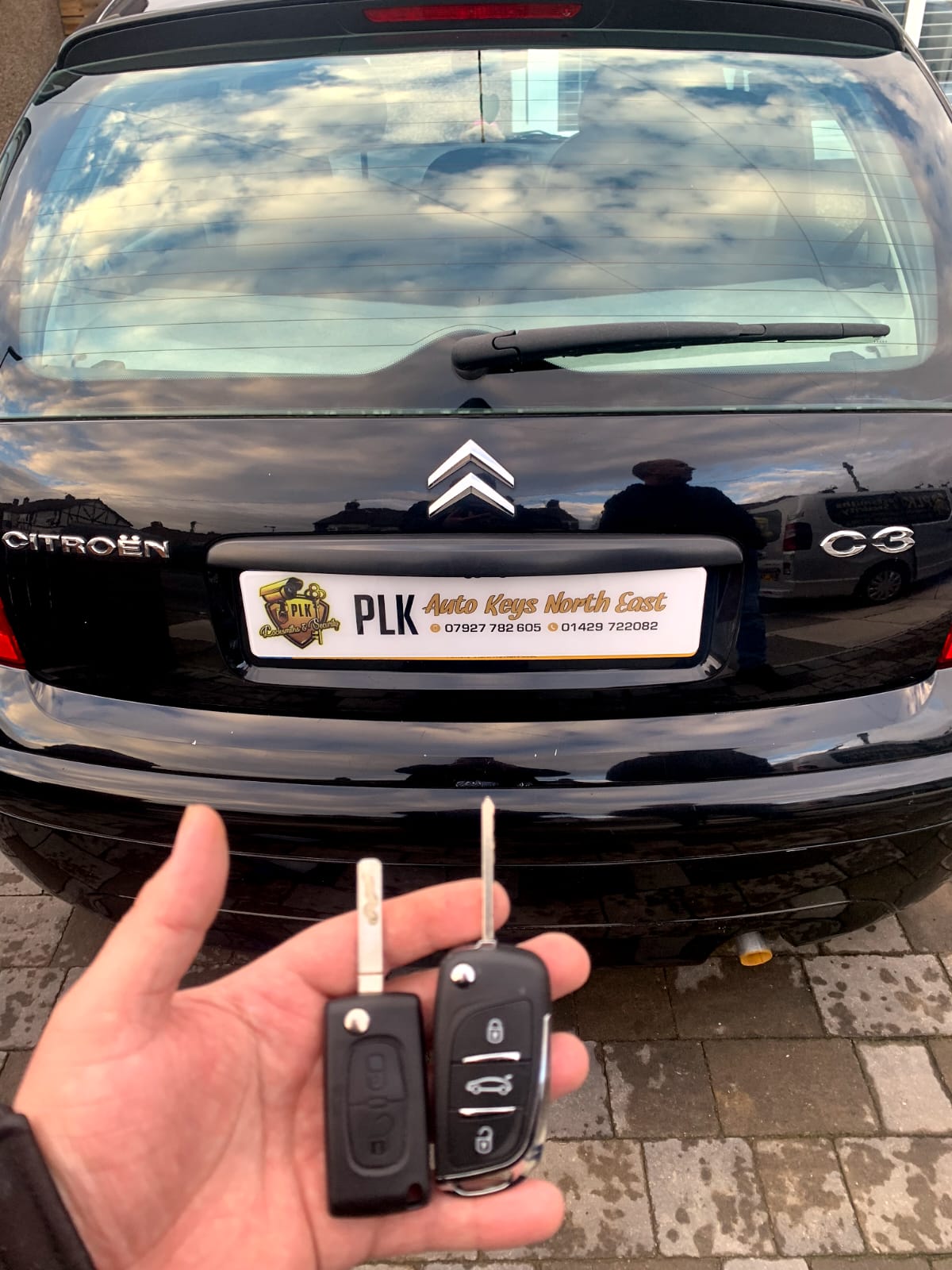 Citroën car key replacement AutoKeyChase job
